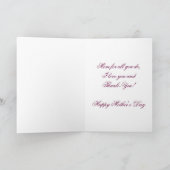 Vintage Mutter und Kind Karte (Innenseite)