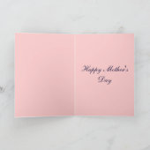 Vintage Mutter und Kind Karte (Innenseite)