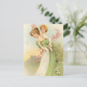 Vintage Mutter und Kind Postkarte (Stehend Vorderseite)
