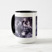 Vintage-Mütter-und-Kinder-Collage Tasse (Vorderseite Links)