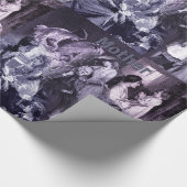 Vintage Mütter und Kinder Geschenkpapier (Ecke)