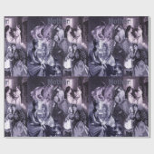 Vintage Mütter und Kinder Geschenkpapier (Flach)