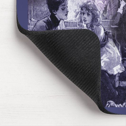 Vintage Mütter und Kinder Mousepad (Ecke)