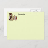 Vintage Mütter- und Kinderrezeptkarte Postkarte (Vorne/Hinten)