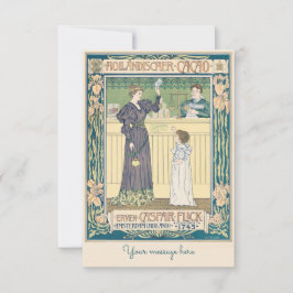 Vintage Mutter und Mama - Muttertag Dankeskarte