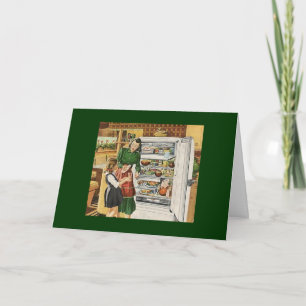 Vintage Mutter und Tochter Karte