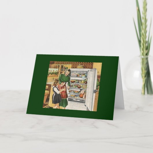 Vintage Mutter und Tochter Karte (Vorderseite)