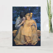 Vintage Mutter und Tochter Karte (Vorderseite)