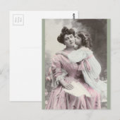 Vintage Mutter und Tochter Postkarte (Vorne/Hinten)