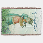 Vintage-Mutterkatze mit Kätzchen Decke (Vorderseite)