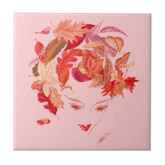 Vintage Mutternatur Fliese (Vorderseite)