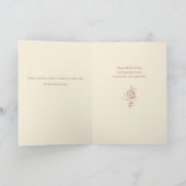 Vintage Mutterschaf- und Kinderschnecken Karte (Innenseite)