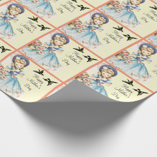 Vintage Muttertag Geschenkpapier