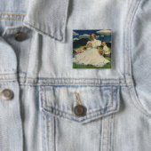 Vintage Muttertag, Mutter mit Kindern Button (Beispiel)
