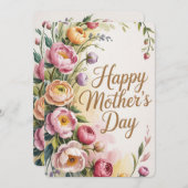 Vintage Muttertagskarte Feiertagskarte (Vorne/Hinten)