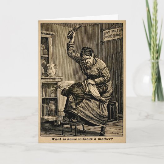 Vintage Muttertagskarte Feiertagskarte (Vorderseite)