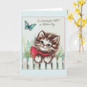 Vintage Muttertagskarte für Tante Karte (Gelbe Blume)