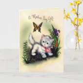 Vintage Muttertagskarte Karte (Gelbe Blume)