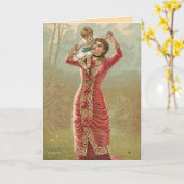 Vintage Muttertagskarte Karte (Gelbe Blume)