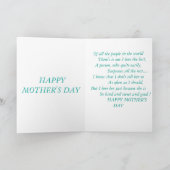 Vintage Muttertagskarte Karte (Innenseite)