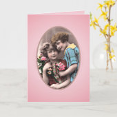 Vintage Muttertagskarte Karte (Gelbe Blume)