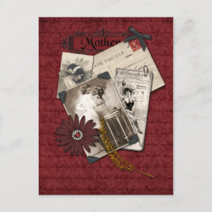 Vintage-Muttertagspostkarte Postkarte