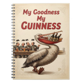 Vintage "My Goodness My Guinness" Spiralblock  Notizblock