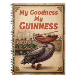 Vintage "My Goodness My Guinness" Spiralblock  Notizblock
