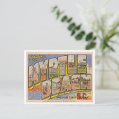 Vintage Myrtle Beach Postkarte (Stehend Vorderseite)
