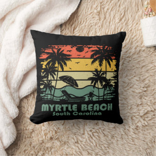 Vintage Myrtle Beach South Carolina Kissen