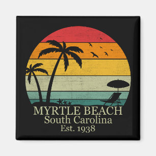 Vintage Myrtle Beach South Carolina Magnet