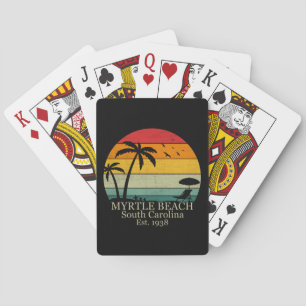 Vintage Myrtle Beach South Carolina Spielkarten