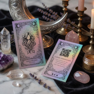 Vintage Mystical Celestial Hairstylist  Visitenkarte