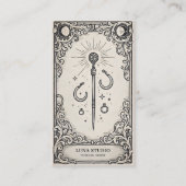 Vintage Mystical Piercing Artist  Visitenkarte (Vorderseite)