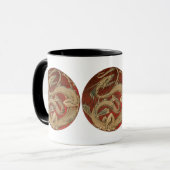 Vintage Mythologie, antiker Goldener Drache Tasse (Vorderseite Links)