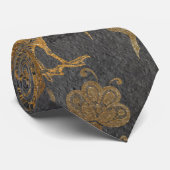 Vintage Mythologie-Fantasie-Drache-Tapete Krawatte (Gerollt)