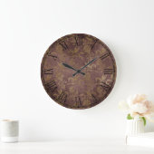 Vintage Mythology Fantasy Pegasus Wallpaper Große Wanduhr (Zuhause)