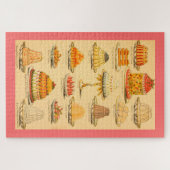 Vintage Nachspeisen Puzzle (Horizontal)