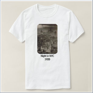 Vintage Nacht im NYC 1920 T-Shirt
