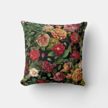 Vintage Nachtblumen-Gartenmuster