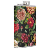 Vintage nächtliche Blumenmuster Flachmann (Rechts)