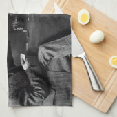 Vintage Nachts Handtuch (Viertel Falte)