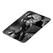 Vintage Nachts Magnet (Linke Seite)