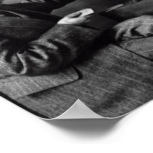 Vintage Nachts Poster (Ecke)