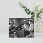 Vintage Nachts Postkarte (Stehend Vorderseite)