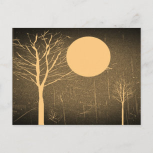 Vintage Nachts-Postkarten Postkarte