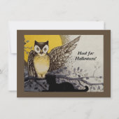 Vintage Nachtschwärmerei auf dem Zweigmond (Vorderseite)