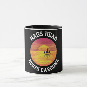 Vintage Nags Head North Carolina NC Retro 70er 80e Tasse