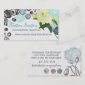 Vintage nähende Begriffsnäherin-Geschäftskarte Visitenkarte (Vorne/Hinten)