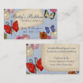 Vintage nähende visitenkarte (Vorne/Hinten)